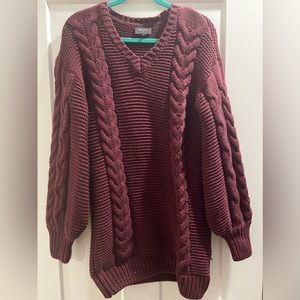 Bardot sweater dress